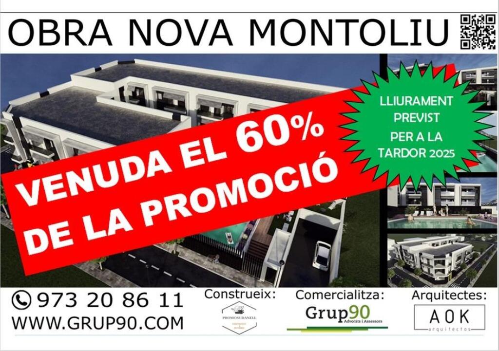 Imagen 1 de RESIDENCIAL MONTOLIU. PISOS DE 3 HABITACIONES. CON PARKING Y TRASTERO DESDE 145.000€