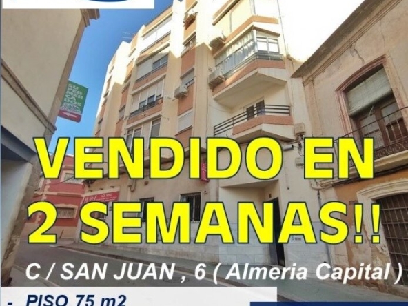 Imagen 1 de OPORTUNIDAD! Piso de 3 DORMITORIOS + 1 BAÑO para entrar a vivir! En Almeria Capital