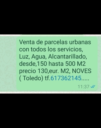 Imagen 4 de Solar urbano en Venta en Noves Toledo