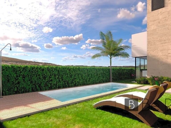 SOLÁRIUM Y PISCINA PRIVADA EN SANTA ROSALIA-TORRE PACHECO (MURCIA).