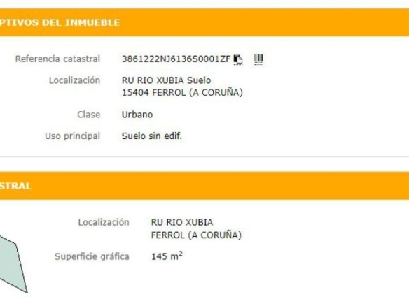 Imagen 4 de Solar urbano en Venta en Ferrol La Coruña Ref: 437917