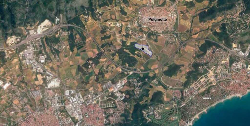 Imagen 2 de Parcela de 990m² totalmente plana en la exclusiva zona de Puigmoltó