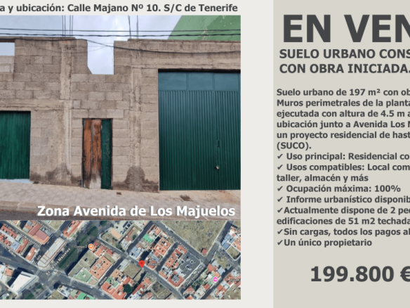 Imagen 2 de Solar urbano en Venta en Santa Cruz De Tenerife Santa Cruz de Tenerife