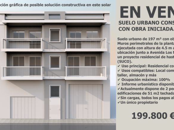 Imagen 1 de Solar urbano en Venta en Santa Cruz De Tenerife Santa Cruz de Tenerife
