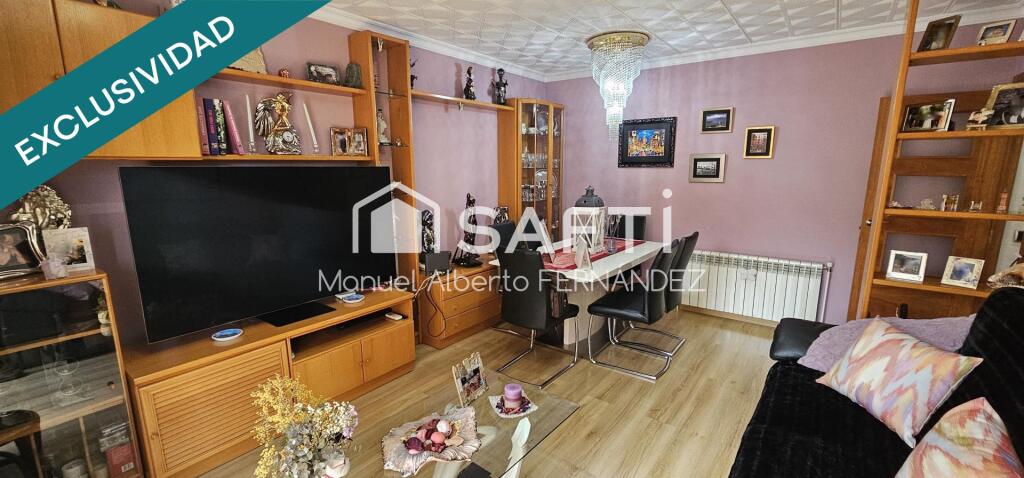 este piso te enamorará por sus espacios amplios
