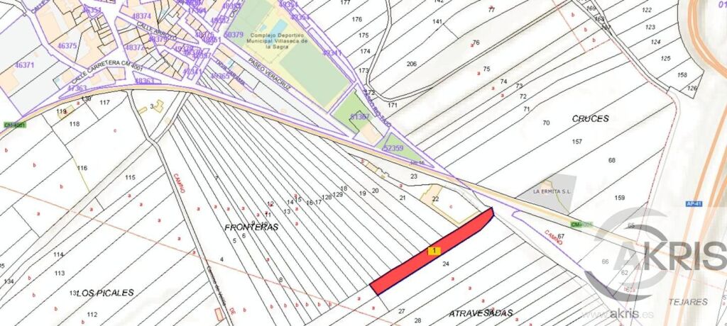 Imagen 3 de Finca Rústica en venta en Villaseca de la Sagra de 15920 m2