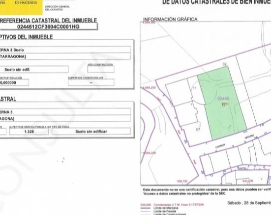 Imagen 4 de Solar urbano en Venta en Alforja Tarragona
