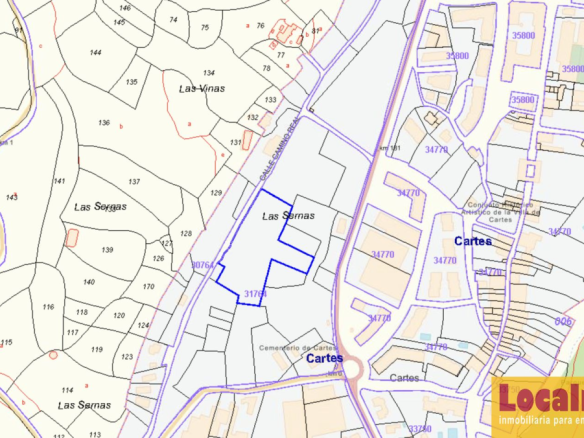 Imagen 2 de Parcelas urbanas en unidad de ejecución en Cartes