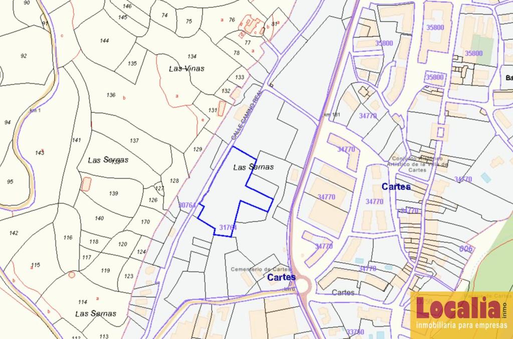 Imagen 2 de Parcelas urbanas en unidad de ejecución en Cartes Imagen 2 de Parcelas urbanas en unidad de ejecución en Cartes