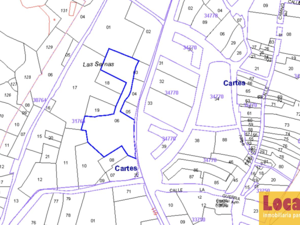 Imagen 3 de Parcelas urbanas en unidad de ejecución en Cartes