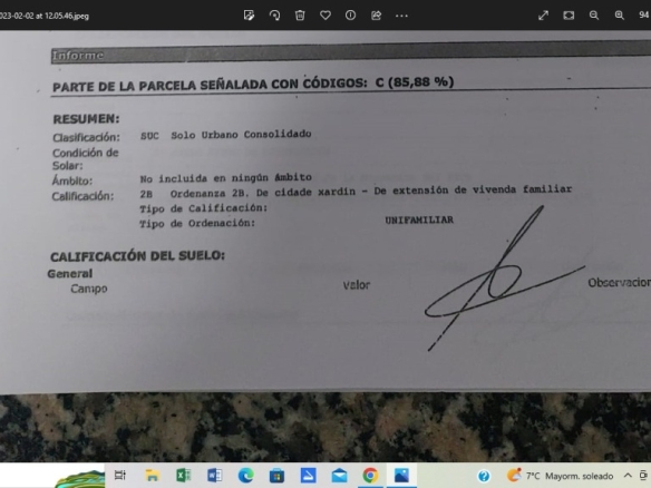 Imagen 3 de Suelo urbanizable en Venta en Oleiros (Santa Maria Oleiros) La Coruña