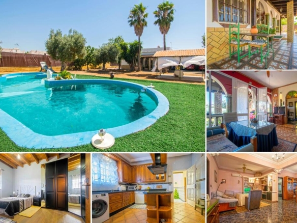 Imagen 1 de Gran chalet independiente en Utrera en urbanización Casablanca