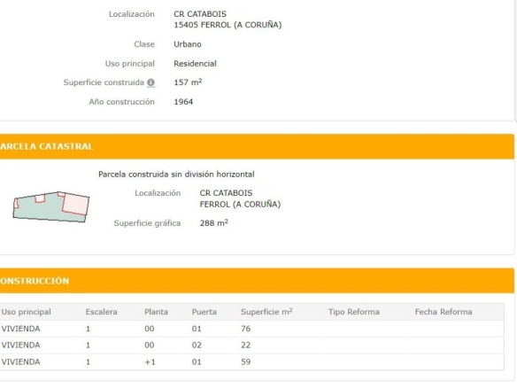 Imagen 2 de Casa-Chalet en Venta en Ferrol La Coruña Ref: 437910