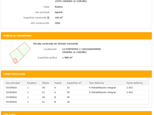 Imagen 3 de Casa-Chalet en Venta en Fontefria (Esteiro) La Coruña