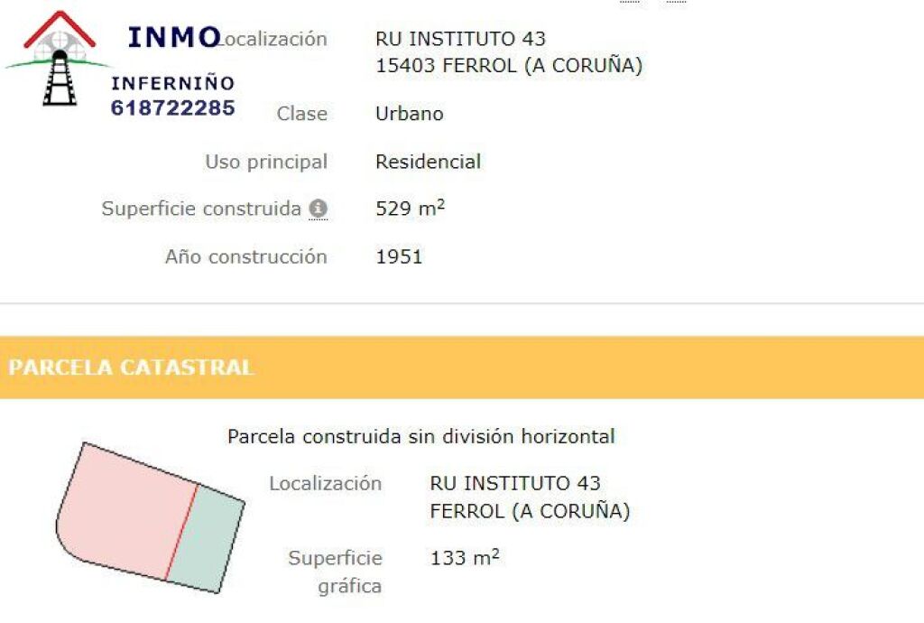 Imagen 2 de Edificio Viviendas en Venta en Ferrol La Coruña Ref: 437731