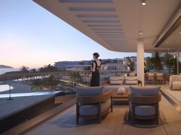 Obra nueva al borde del mar en Guia de Isora