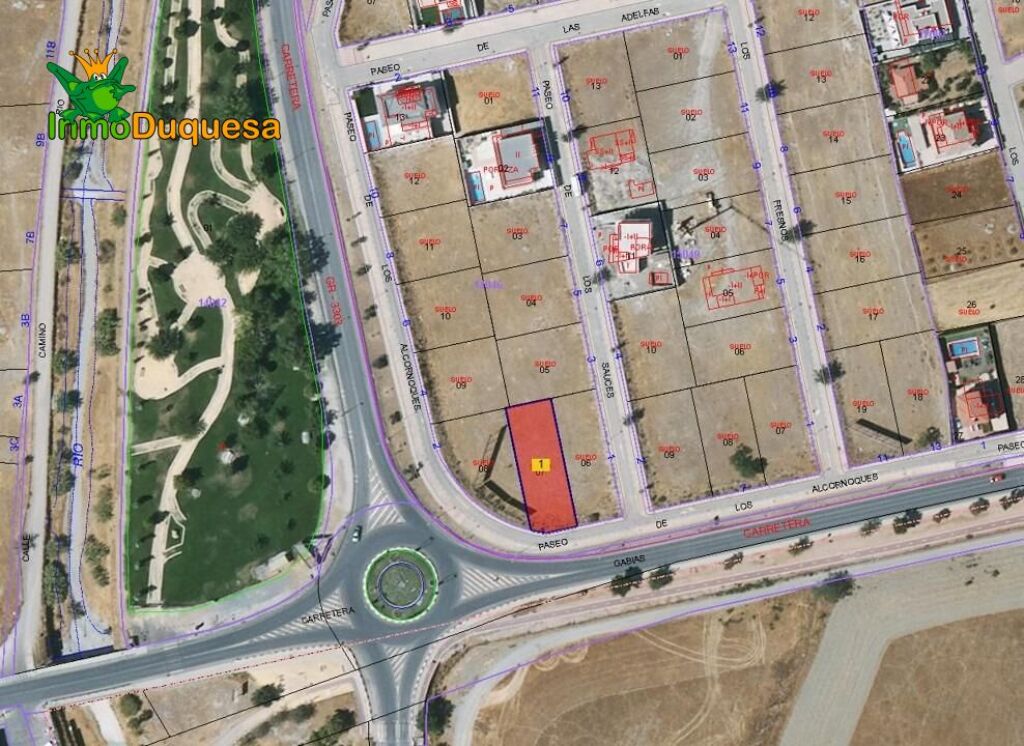 Imagen 1 de Solar urbano en la entrada de Las Gabias (Urb. Los Chopos).