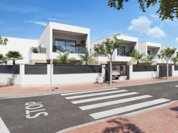 Imagen 2 de Villas modernas de nueva construcción en San Pedro del Pinatar con piscina privada
