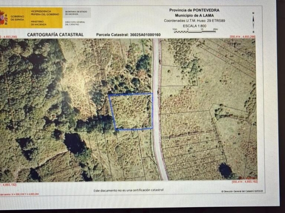 Imagen 1 de PARCELA EDIFICABLE EN A LAMA