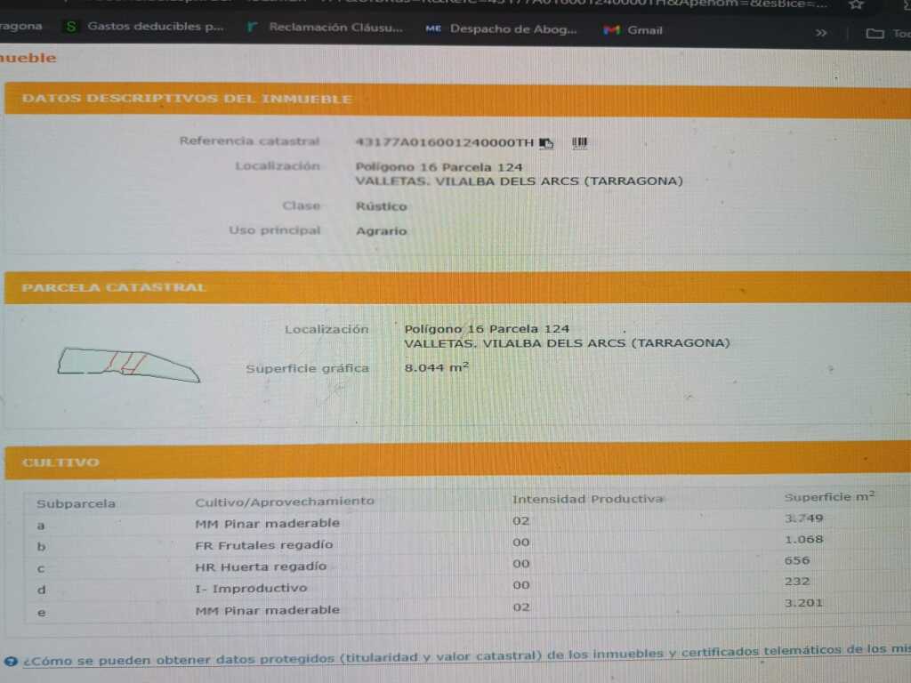 Imagen 2 de Suelo rústico en Venta en Vilalba Dels Arcs Tarragona Imagen 2 de Suelo rústico en Venta en Vilalba Dels Arcs Tarragona