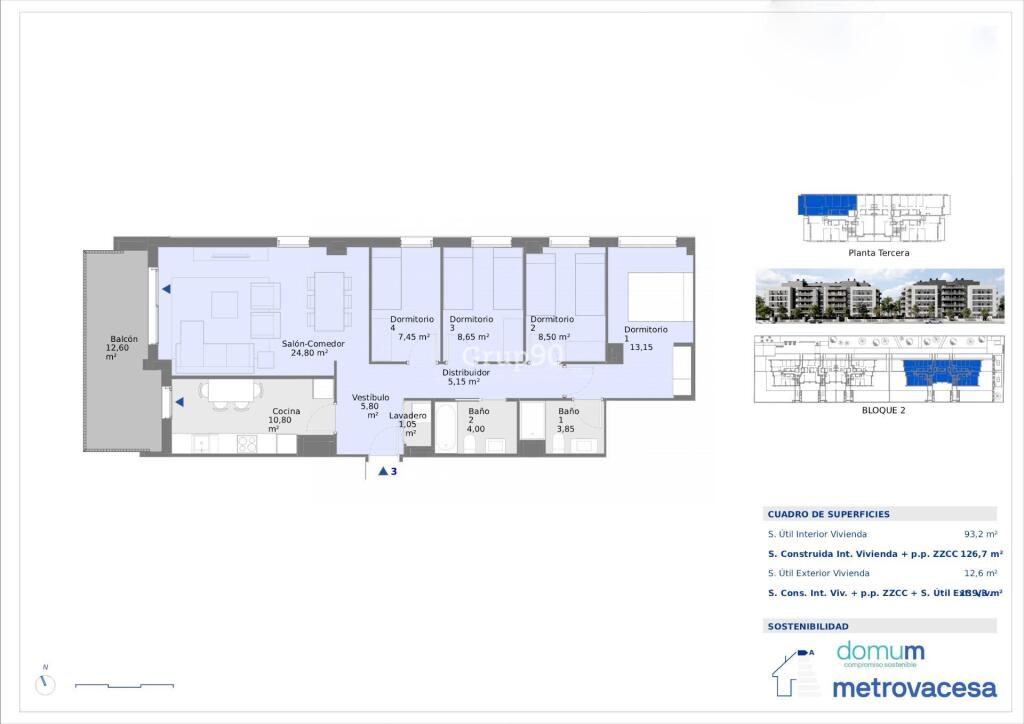 Imagen 2 de Espectacular piso casi nuevo en el Parc de l’Aigua – Lleida