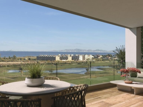 Imagen 1 de Nuevo Residencial Frente a La Serena Golf en Los Alcázares – Apartamentos y Villas de Obra Nueva