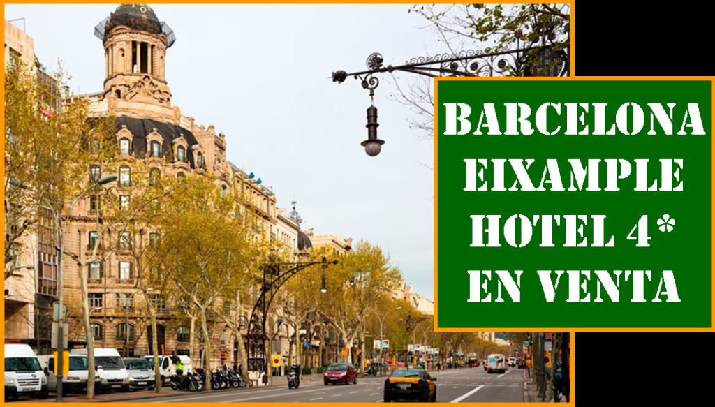 Imagen 1 de BARCELONA. HOTEL 4 ESTRELLAS EN VENTA.