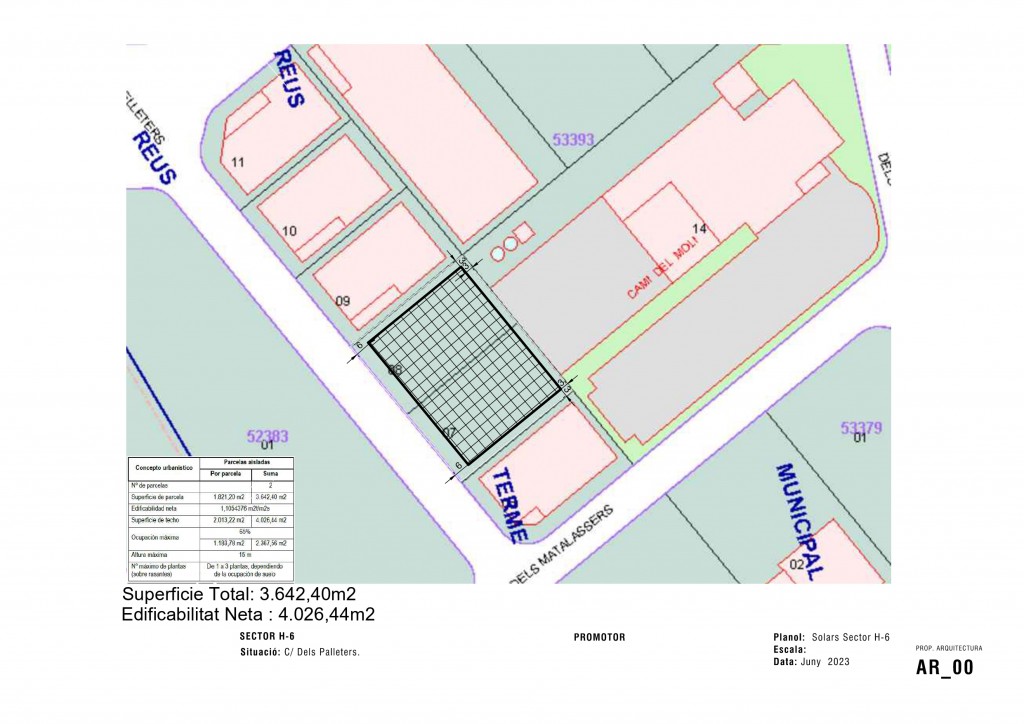 Imagen 3 de Suelo urbanizable de Obra Nueva en Venta en Reus Tarragona