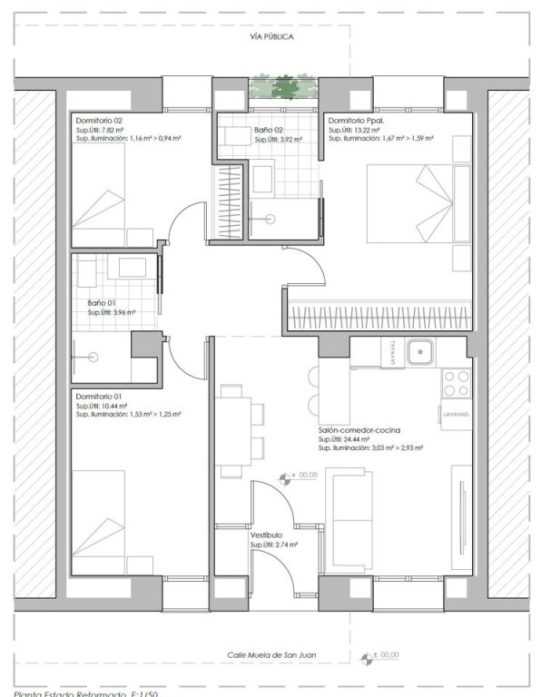 Imagen 2 de Piso a estrenar 3 hab