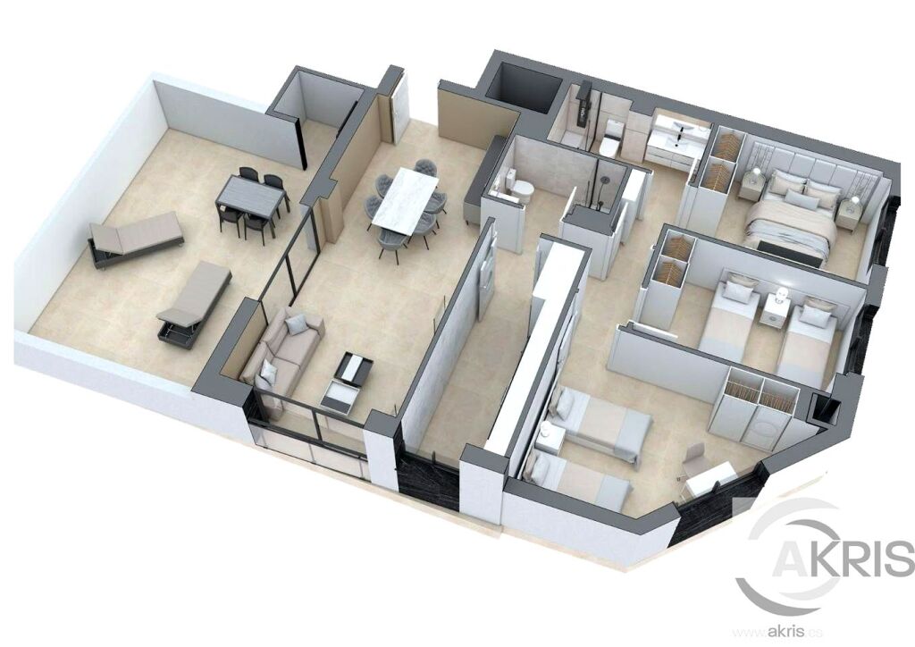 Imagen 3 de Apartamentos de 3 dormitorios en el Edificio Panorama