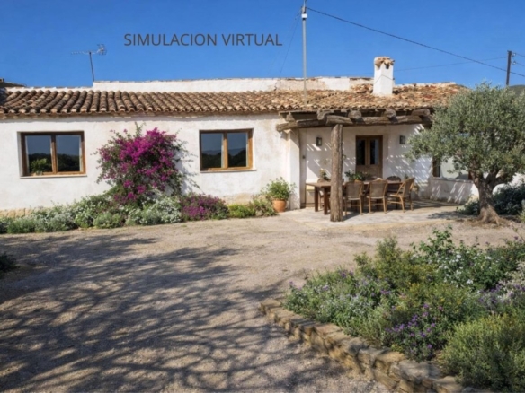 Imagen 1 de Casa de campo en Sorbas. Un refugio mediterráneo con vistas impresionantes.