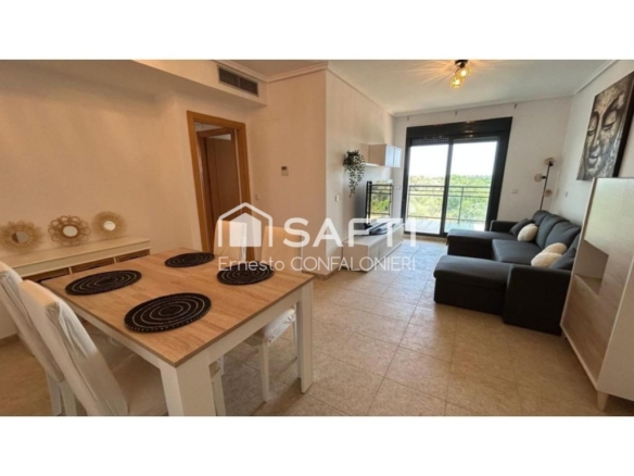 Imagen 1 de Hermoso piso esquinero con vistas al mar y con licencia turística en urbanización Panorámica Golf.