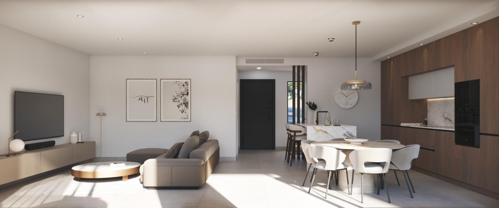 Imagen 2 de Villas modernas de obra nueva a 750 metros del mar en Santiago de la Ribera