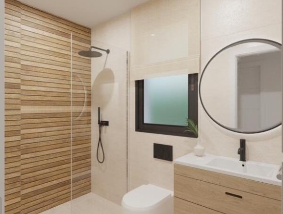 de 117m2 con 3 dormitorios y 2 baños