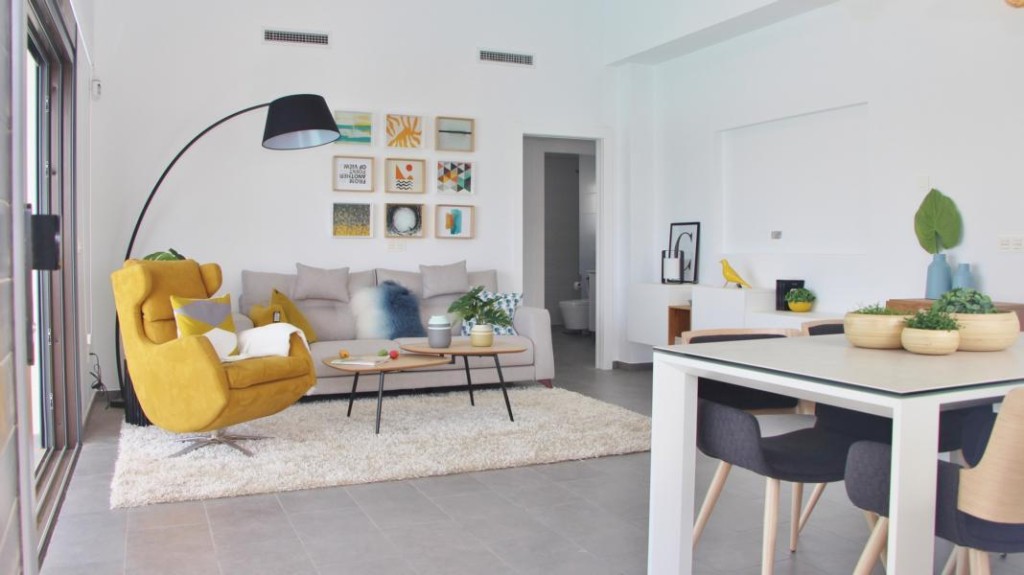 de 120m2 con 3 dormitorios y 2 baños