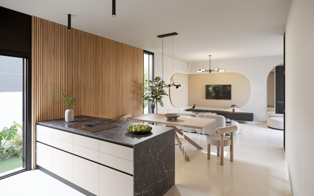 de 107m2 con 3 dormitorios y 2 baños