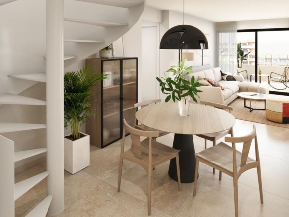 de 81m2 con 2 dormitorios y 2 baños