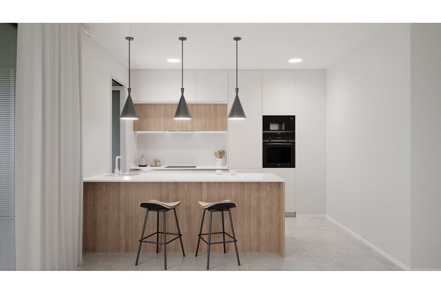 de 97m2 con 3 dormitorios y 2 baños