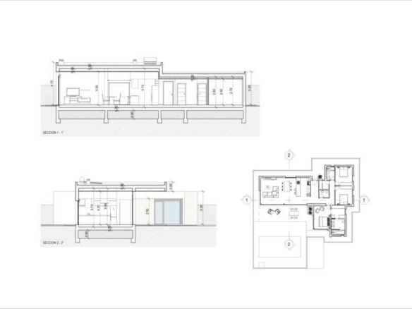 de 185m2 con 3 dormitorios y 2 baños