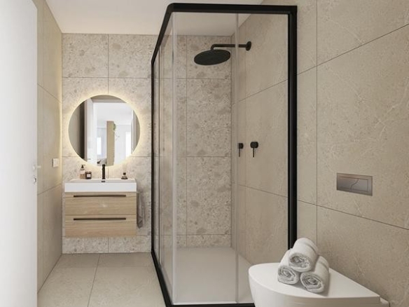 de 122m2 con 4 dormitorios y 3 baños