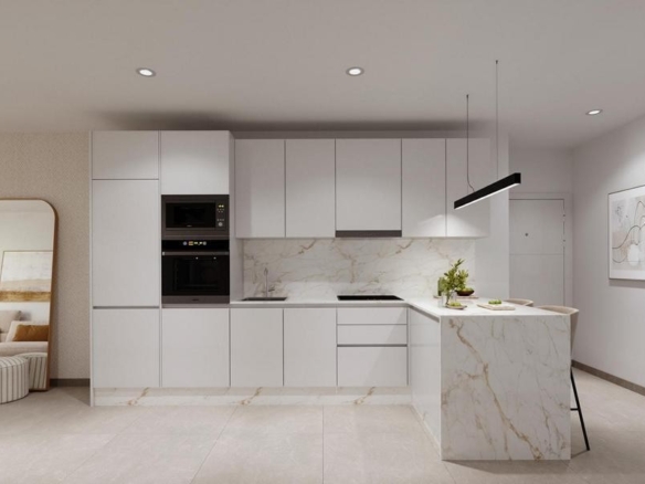 de 125m2 con 3 dormitorios y 2 baños con plaza de garaje