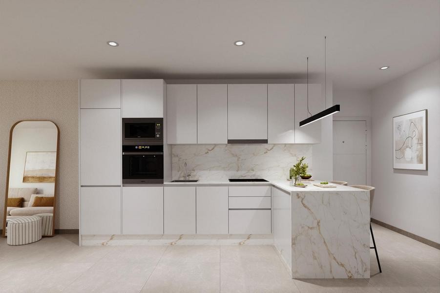 de 125m2 con 3 dormitorios y 2 baños con plaza de garaje