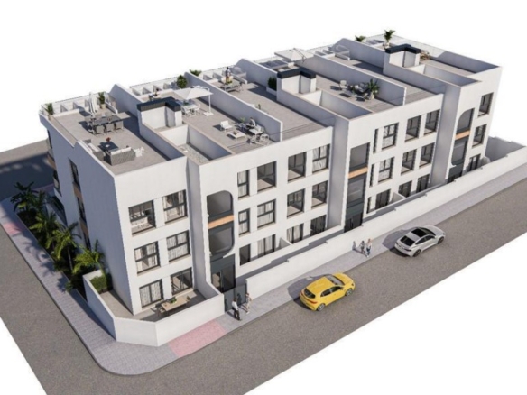 de 81m2 con 3 dormitorios y 2 baños con plaza de garaje