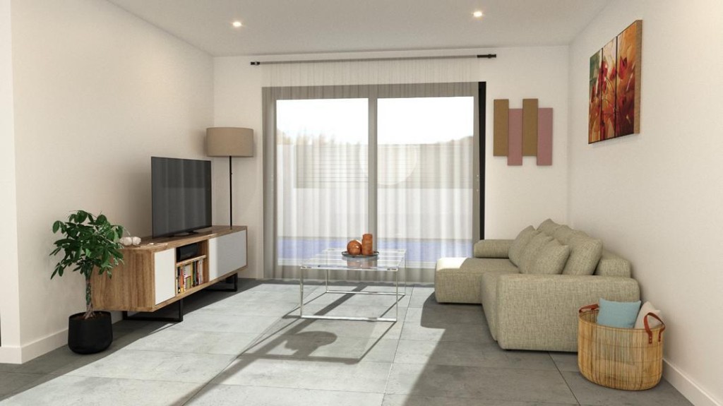 de 90m2 con 3 dormitorios y 2 baños