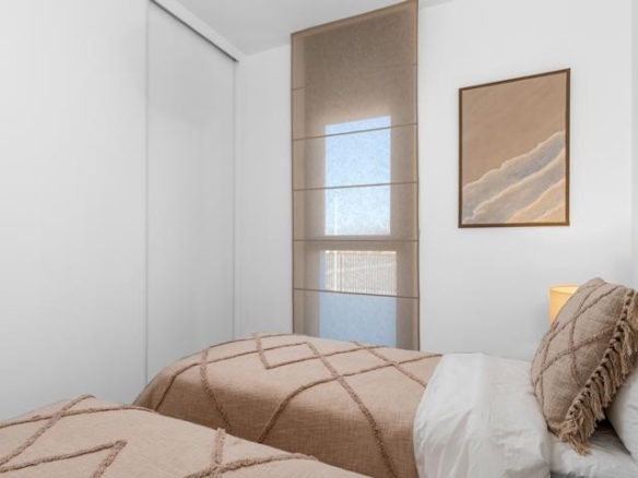 de 112m2 con 2 dormitorios y 2 baños con plaza de garaje