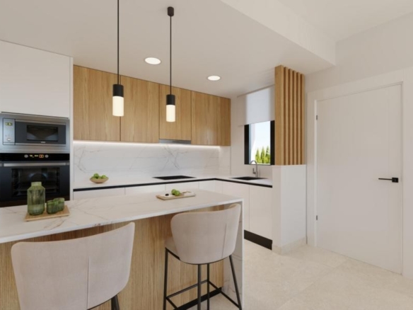 de 94m2 con 2 dormitorios y 2 baños