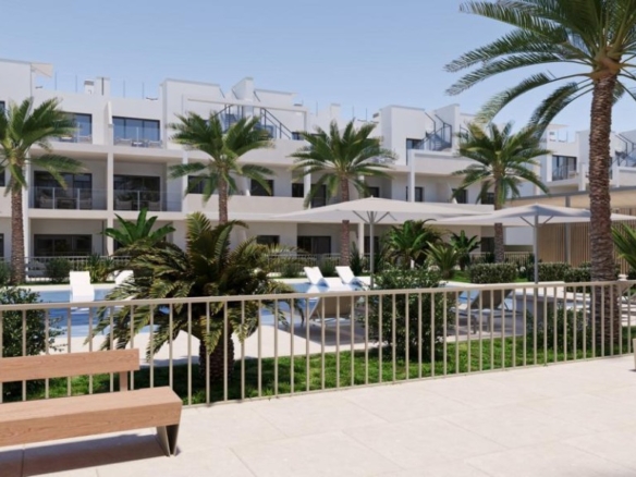 de 68m2 con 2 dormitorios y 2 baños