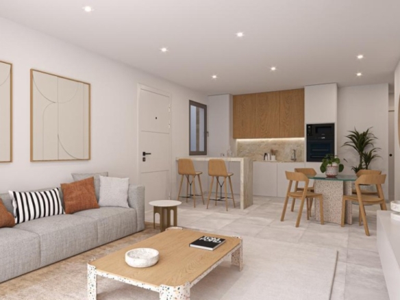 de 88m2 con 3 dormitorios y 2 baños