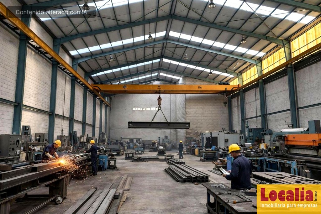 Imagen 3 de Nave industrial de 980 m² con puente grúa