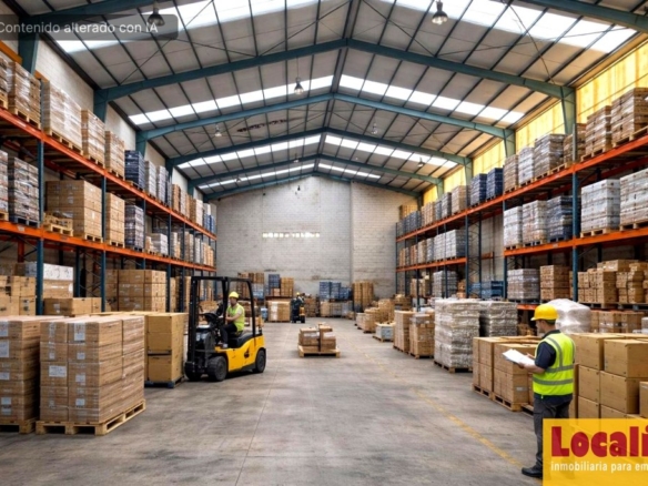 Imagen 1 de Nave industrial de 980 m² con puente grúa